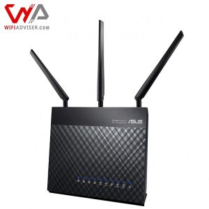 Asus RT AC68U WiFi Router- Front View