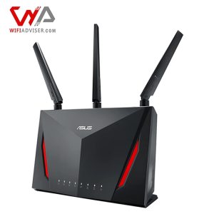 Asus RT AC86U WiFi Router- Front View