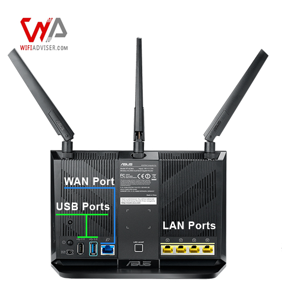 Asus RT AC86U WiFi Router--WiFiAdviser-com