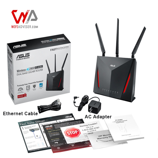 Asus RT AC86U WiFi Router---WiFiAdviser-com