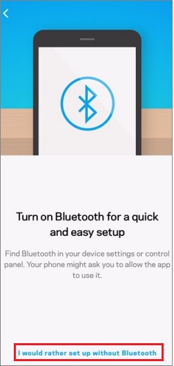 turn on Bluetooth on mobile app