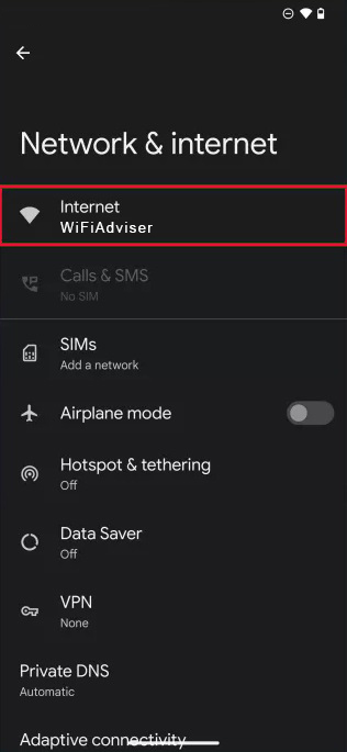 Identifying Connected Wi-Fi: Selecting the Active Network