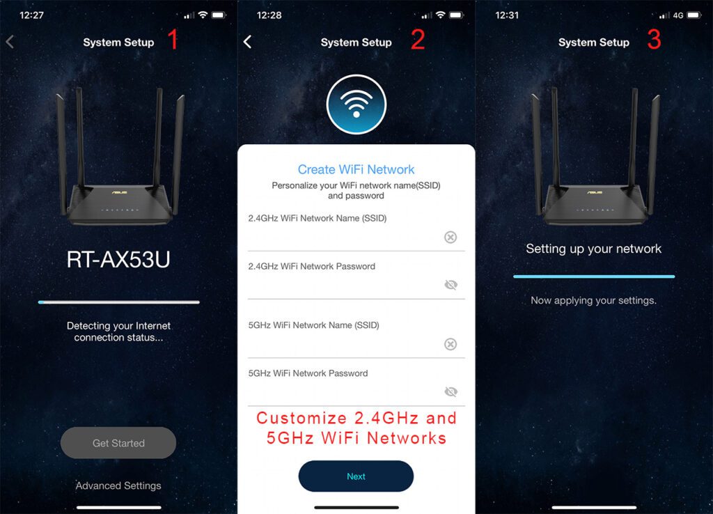 How to Setup Asus WiFi Router-by Mobile App